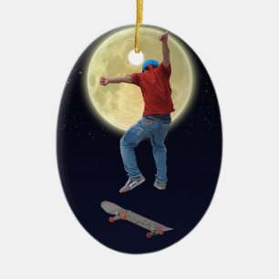 Ornamento De Cerâmica O skater obtem alguma arte de Kulcha da rua da