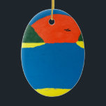 Ornamento De Cerâmica O som do pingente Sunset. Um trabalho artístico or<br><div class="desc">Pingente cerâmico de uma obra de arte original da Musicalidade pelo artista ZM. O trabalho de arte foi pintado numa bela ilha de paraíso tropical. Vista isso e o artista diz que você vai sentir o belo Som do Sunset!</div>