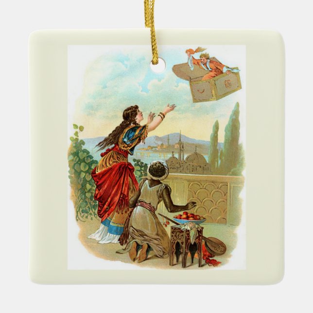 Ornamento De Cerâmica O Tronco Voador  (Frente)