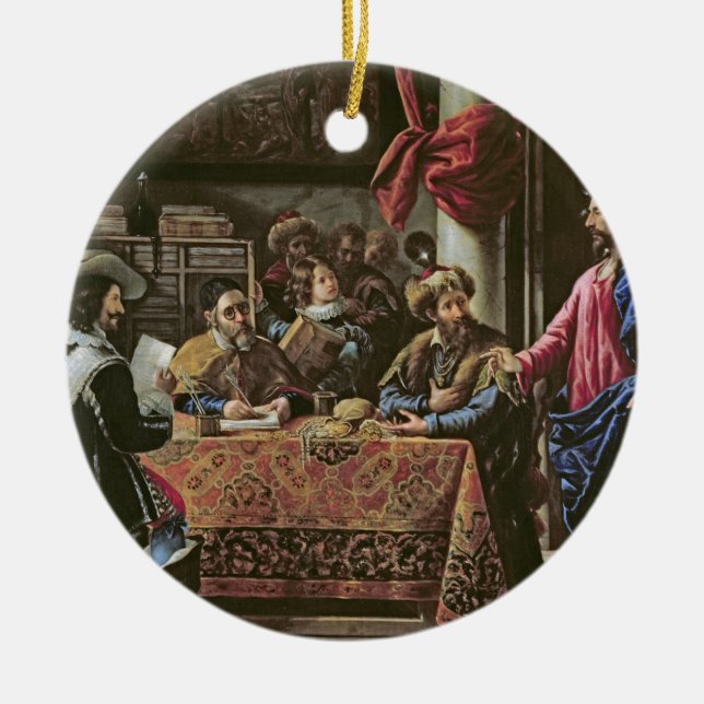 Ornamento De Cerâmica O vocação de St Matthew (Frente)