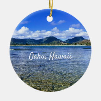 Ornamento De Cerâmica Oahu Beach Cove