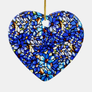 Ornamento De Cerâmica Ode para Tiffany Clematis