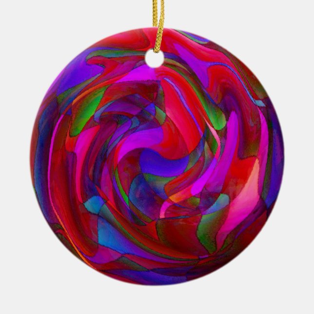 Ornamento De Cerâmica Odisseia da Mente (Frente)