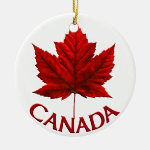 Ornamento De Cerâmica Ofertas Personalizadas do Canadá para Souvenir do