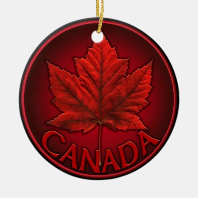 Ornamento De Cerâmica Ofertas Personalizadas do Canadá para Souvenir do  (Frente)