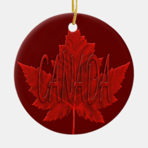 Ornamento De Cerâmica Ofertas Personalizadas do Canadá para Souvenir do