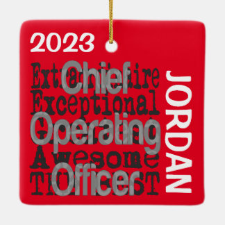 Ornamento De Cerâmica Oficial de Operações Extraordinário PERSONALIZADO