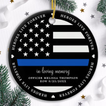 Oficial de polícia falhou EOW Thin Blue Line