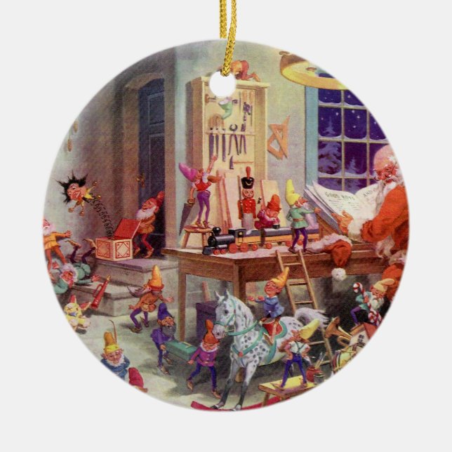 Ornamento De Cerâmica Oficina de Santa (Frente)