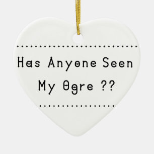 Ornamento De Cerâmica Ogre