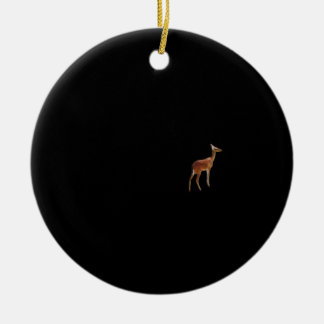 Ornamento De Cerâmica Oh Deer Minimal Design Ornament