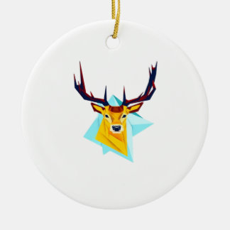 Ornamento De Cerâmica Oh Deer Minimal Rustic Style Ornament