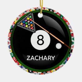 Ornamento De Cerâmica Oito Jogo de Bola