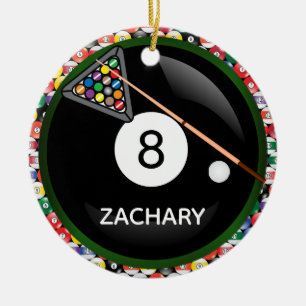 Ornamento De Cerâmica Oito Jogo de Bola