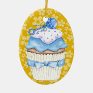 Ornamento De Cerâmica Olá, Cupcake!