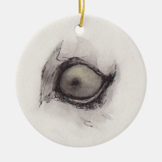 Ornamento De Cerâmica Olho da Hiena – Coleção Gaze