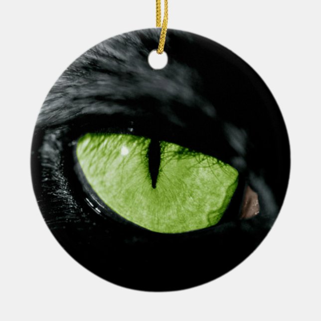 Ornamento De Cerâmica Olho de gato (Frente)