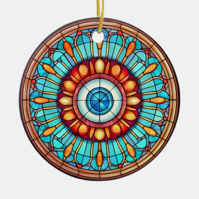 Ornamento De Cerâmica Olho do Dragão (Frente)