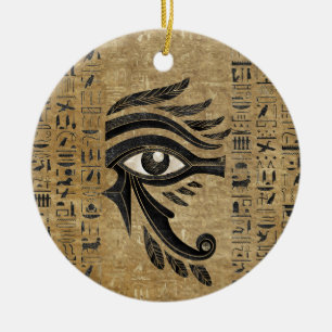 Ornamento De Cerâmica Olho Egípcio de Horus - Wadjet