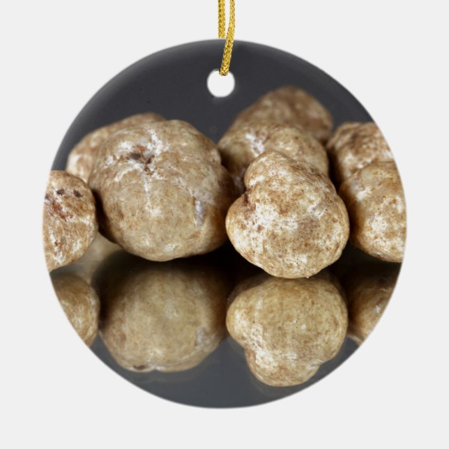 Ornamento De Cerâmica Oligospermum do tubérculo das trufas brancas (Frente)