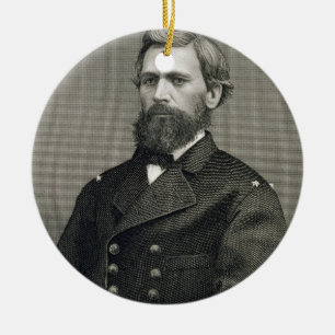 Ornamento De Cerâmica Oliver Otis Howard (1830-1909), gravado por Robert