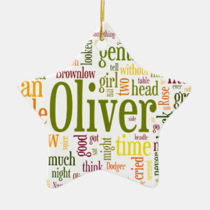 Ornamento De Cerâmica Oliver Twist