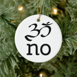 Ornamento De Cerâmica Om