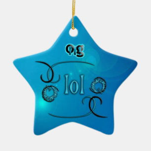 Ornamento De Cerâmica OMG! lol