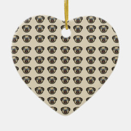 Ornamento De Cerâmica Oodles de Pugs