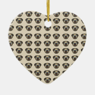 Ornamento De Cerâmica Oodles de Pugs