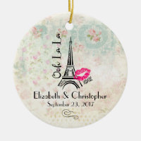 Ooh La La Paris Eiffel Tower Weding