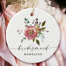 Ophelia Cottagecore Dusty Pink Bridesmaid