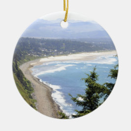 Ornamento De Cerâmica Opinião da costa de Oregon