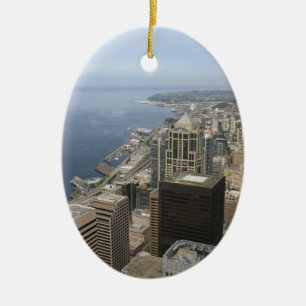 Ornamento De Cerâmica Opinião de Arial de Seattle
