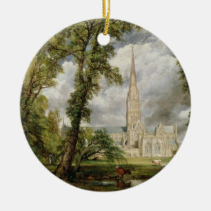 Ornamento De Cerâmica Opinião de John Constable da catedral de