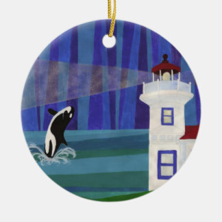 Ornamento De Cerâmica Orca Tokitae