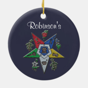 Ornamento De Cerâmica Ordem Da Estrela Oriental