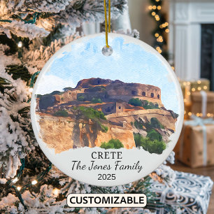 Ornamento De Cerâmica Ordem de Criação Personalizada, Grécia