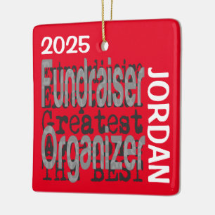 Ornamento De Cerâmica Organizador do Fundraiser Personalizado Extraordin