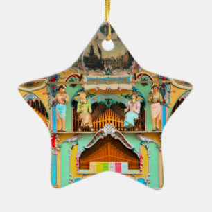 Ornamento De Cerâmica Órgão de tambor holandês velho