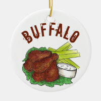 Orgulho Estadual Buffalo New York Asas de Galinha 