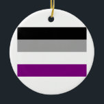 ORNAMENTO DE CERÂMICA ORIGINAL ASSEXUADO DA BANDEIRA<br><div class="desc">Se a vida era um t-shirt, seria totalmente alegre! Consulte sobre 1.000 Orgulho, cultura, igualdade, calão, & design do humor. O gay o mais original, o Bi lésbica, o transporte, o panasca, e o roupa de Intersexed na Web. Tudo do GAY ao ACHADO E.U. de Z @ http://www.GlbtShirts.com SOBRE: A...</div>