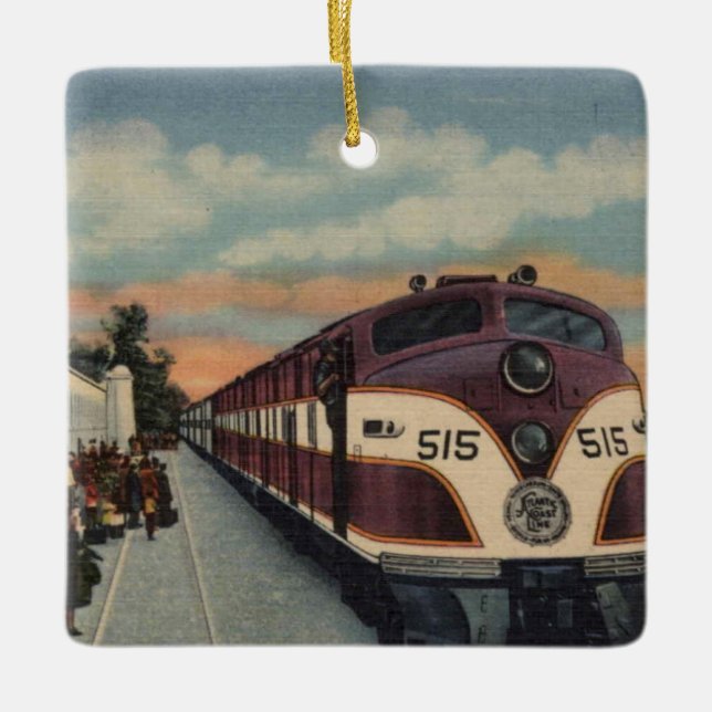 Ornamento De Cerâmica Orlando Diesel Train (Frente)