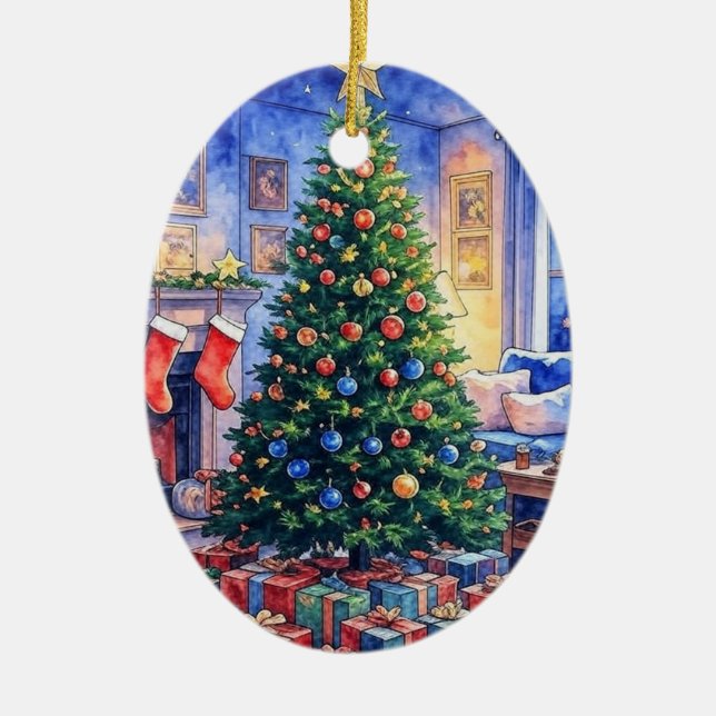 Ornamento De Cerâmica Ornament (Frente)