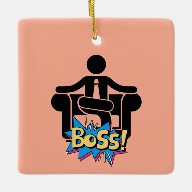 Ornamento De Cerâmica Ornament Boss (Frente)