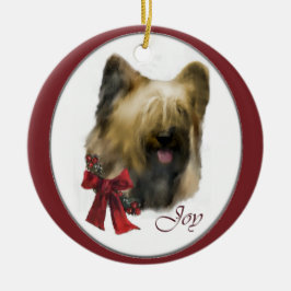 Ornamento De Cerâmica Ornament Briard Christmas Gifts