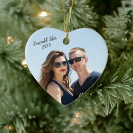 Ornamento De Cerâmica Ornament de amor