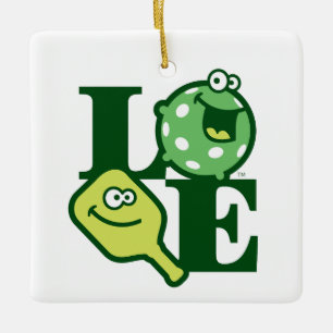 Ornamento De Cerâmica Ornament de amor