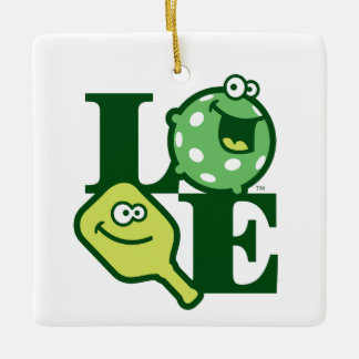 Ornamento De Cerâmica Ornament de amor