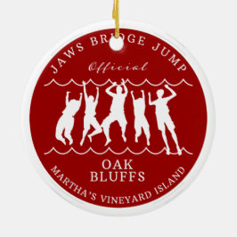 Ornamento De Cerâmica Ornament de salto da ponte de Martha
